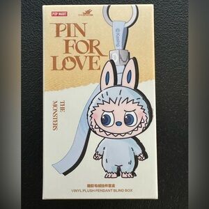 Authentic POP MART ~ Pin For Love Series Vinyl Plush Pendant ~ K